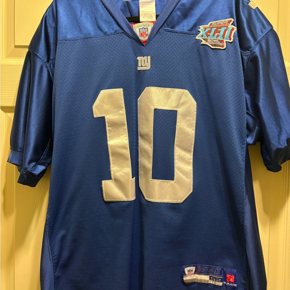 Eli manning New York giants jersey